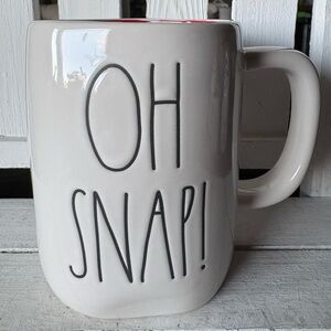 Rae Dunn Cream Mug - Oh Snap!